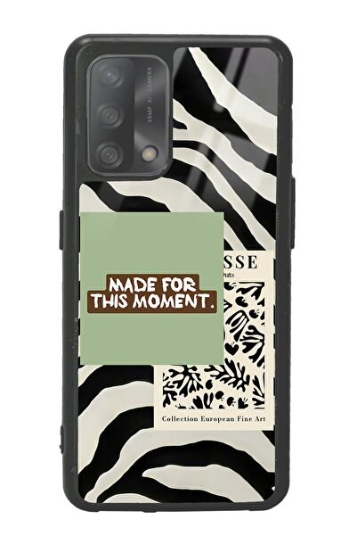 Spoyi Oppo A74 Uyumlu Green Mattisse Tasarımlı Glossy Telefon Kılıfı