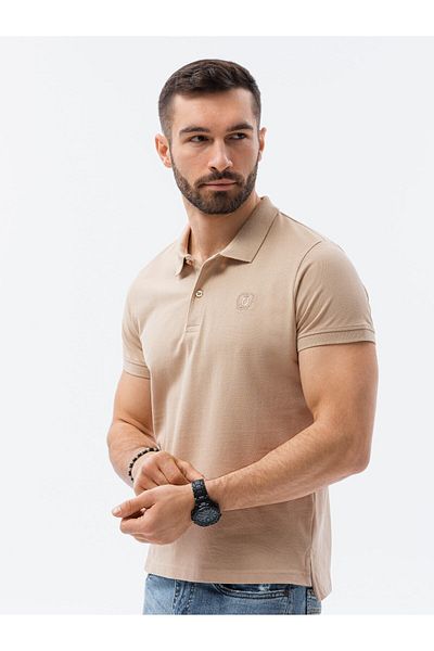 OMBRE Schlichtes Poloshirt S1374