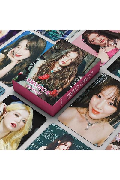Kpop Dünyasi (G)I-DLE ''Shuhua'' Double Sided Printed Lomo Card Set