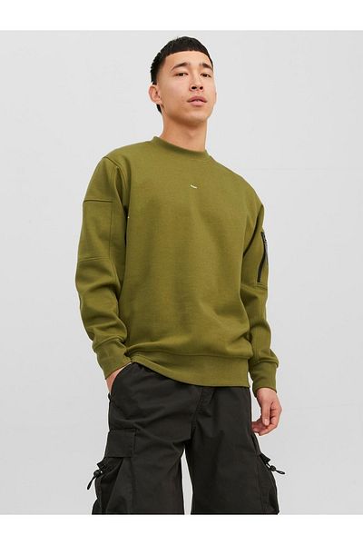 Jack & Jones JACK JONES Zipper Detailed Men's Sweatshirt 12240222