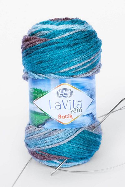 LaVita Yarn Μπατίκ, Πλεκτό νήμα, Κλωστή Taka (DG18-HASEKİ)