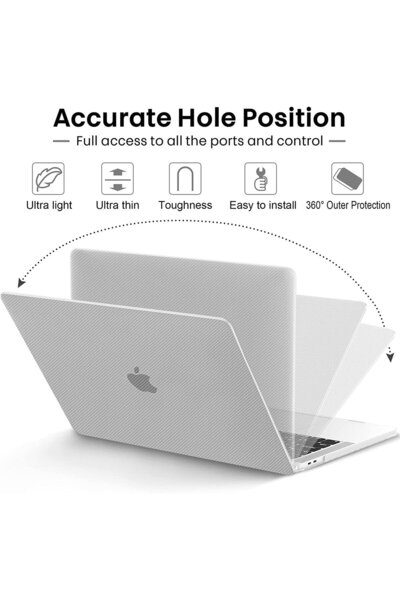 Grafent MacBook Pro 13 Compatible A2251/A2289/A2338 Transparent Case