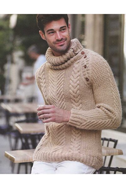 Alize Alpaca Royal New 203 Denim Melanj El Örgü İpi 100 Gram-1 Adet