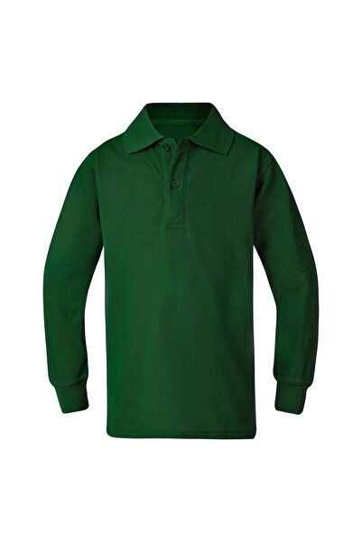Kidsmadamiko Unisex polo majica sa dugim rukavima Pamuk škola T-shirt