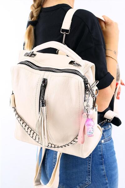 Matthew Cox MATTHEWCOX KADIN SIRT ÇANTASI BYN1028 BEYAZ