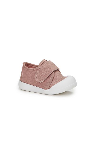 Vicco Anka Model Basic Baby Girl and Child First Step Casual Shoes - Powder Slippers