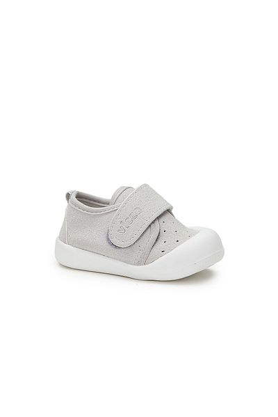 Vicco Anka Model Basic Unisex Baby and Kids First Step Casual Shoes - Gray Slippers