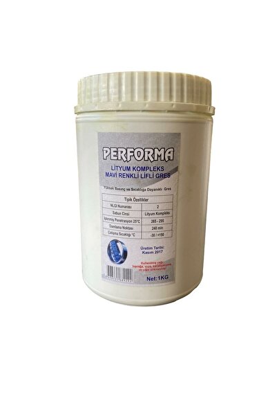rulmanal PERFORMA MAVİ LİTYUM GRES 180C 0,90 KG