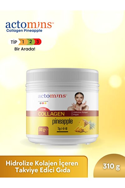 actomins Collagen Pineapple - Ananas Aromalı Kolajen 310 gr