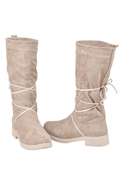 NOOSY Γυναικείες Μπεζ Μπότες