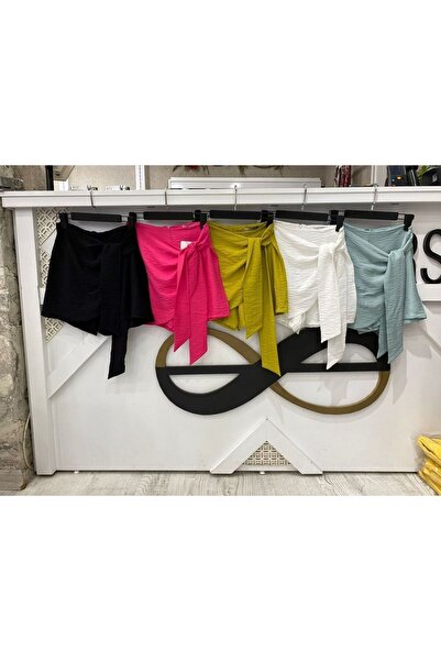 superb&isters FRONT TIE SHORTS