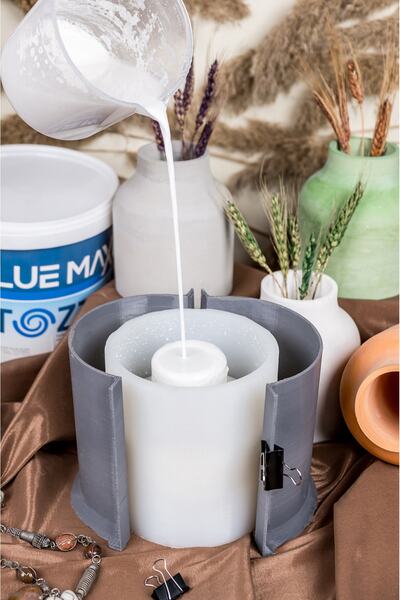 Milinza Vazo Silikon Kalıbı, Vazo Kalıbı