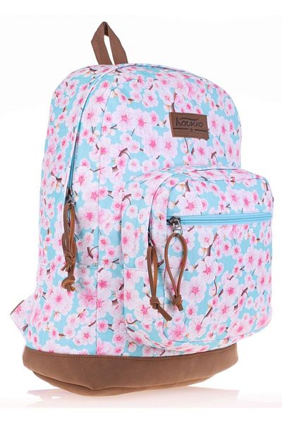 KAUKKO Safari School and Casual Backpack - Sakura - Girl - Junior and High School