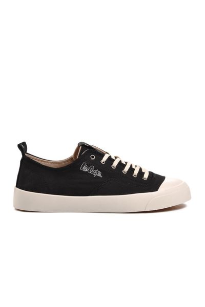 Lee Cooper Unisex Lace Up Sneakers In Black and Yellow - Fancy Soles