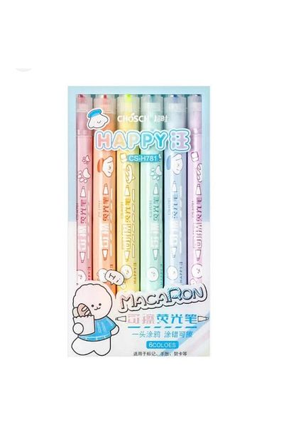 NaSaDAN Chosh 6-Piece Slinable Highlighter Set