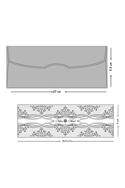 Cem Davetiye Asetatlı İnci Taşlı Düğün Davetiyesi 965 (100 Adet) Baskı Dahil