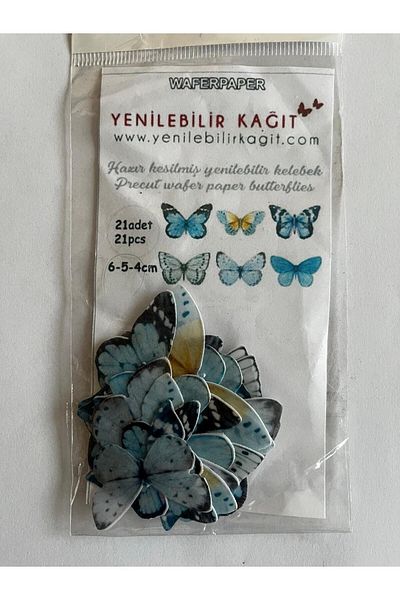 Yenilebilir Kağıt Wafer paper Ready Cut Butterflies