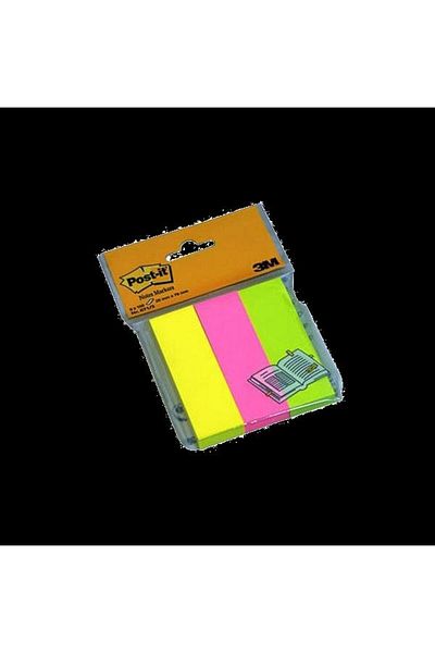 Post-it Post It Δείκτης 100 Yπ 25x76 Φθορισμού 3 Χρώματα 671 3 / Post It
