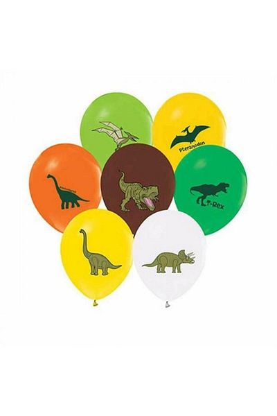 BalonEvi Balloon 4+1 Farm Animals 12" Pastel 8 Li / Balloon House