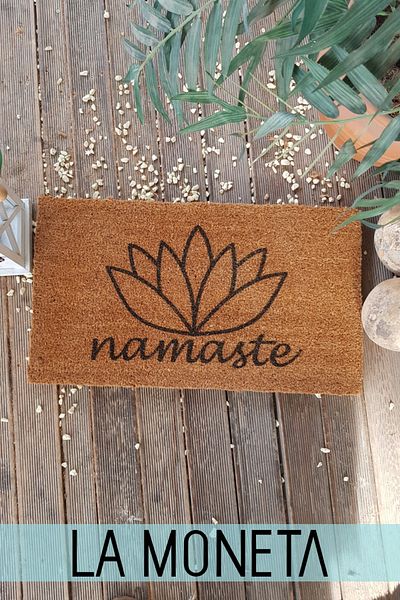 LAMONETA Namaste Lotus Design Floor Mat