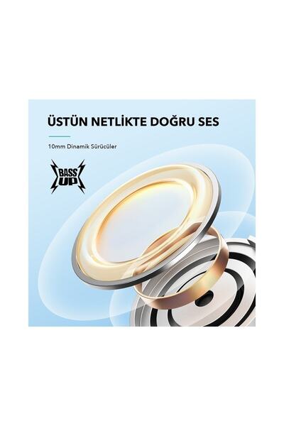 Anker سماعة أذن لاسلكية Soundcore Life U2i Bluetooth 5.0 - IPx5 مقاومة للماء باللون الأسود - A3991