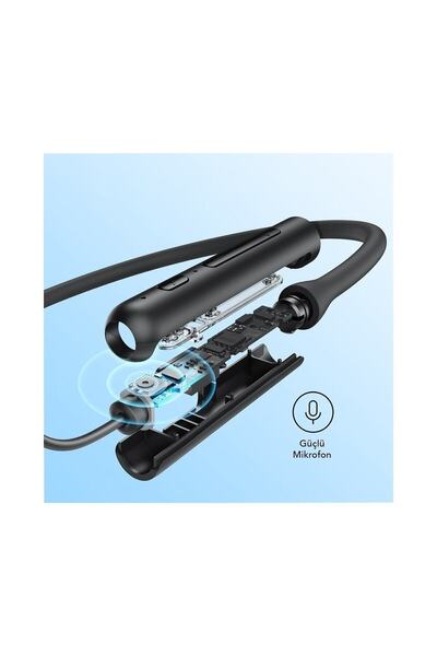 Anker سماعة أذن لاسلكية Soundcore Life U2i Bluetooth 5.0 - IPx5 مقاومة للماء باللون الأسود - A3991