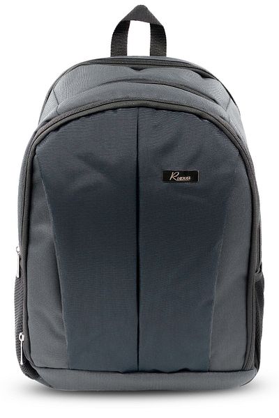 Sivilen Unisex Water Resistant Zippered Daily Medium Size School Backpack with Laptop Tablet Compartment Gray