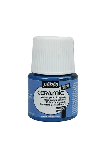 Pebeo Ceramic 35 Blue Seramik Boyası 45 ml