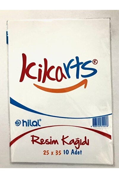 kikarts ورق رسم مقاس 25x35، 10 أكياس