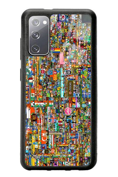 Spoyi حافظة هاتف سامسونج S20 R/Place بتصميم تذكاري لامع