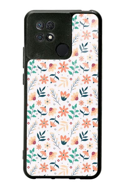 Spoyi Xiaomi Redmi 10A - 10C Tiny Autumn Design Glossy Phone Case