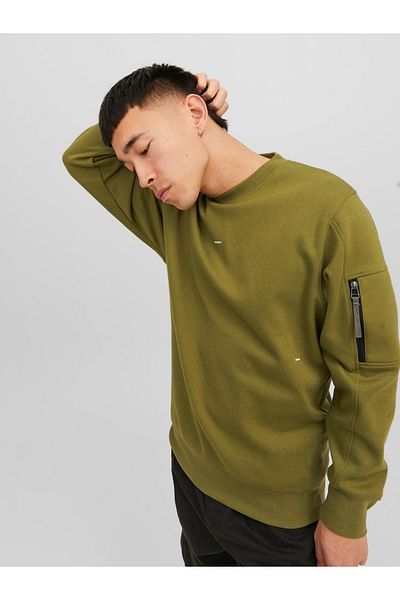 Jack & Jones JACK JONES Zipper Detailed Men's Sweatshirt 12240222