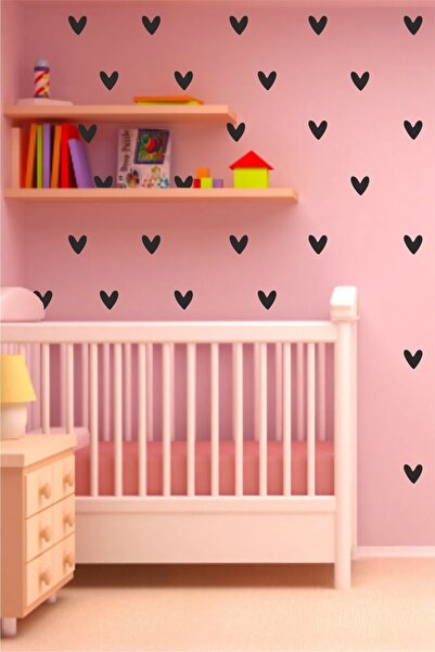 efekt reklam Siyah Kalpler Çocuk Bebek Odası Kendinden Yapışkanlı Duvar Kağıd...