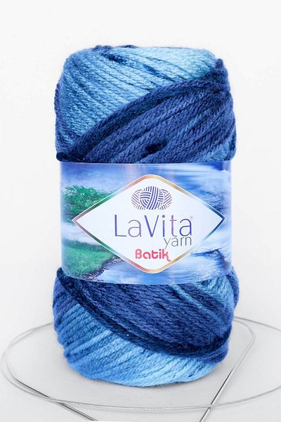 LaVita Yarn Μπατίκ, Πλεκτό νήμα στο χέρι, Κλωστή Taka (DG16-BEGONVIL)