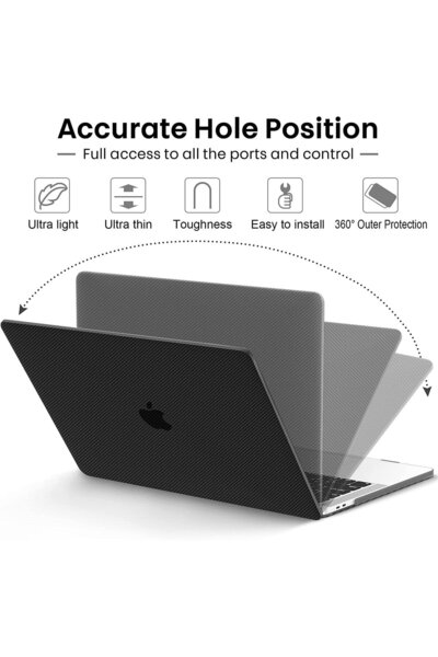 Grafent MacBook Pro 13 A2251/A2289/A2338 Black Case Compatible