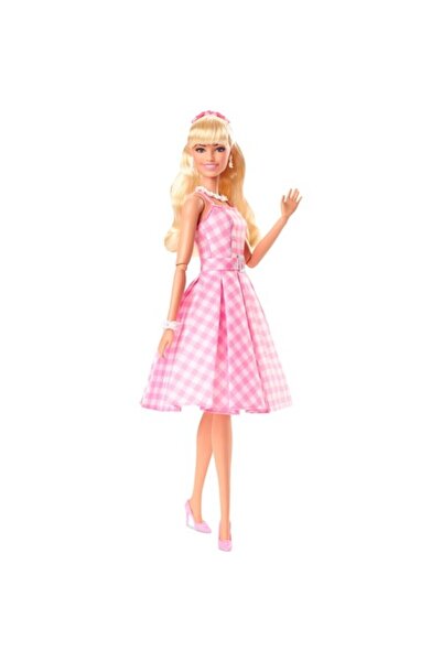 Barbie The Movie - Barbie Pembe Elbiseli Bebek HPJ96 Lisanslı Ürün