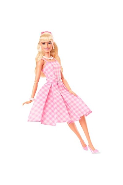 Barbie The Movie - Barbie Pembe Elbiseli Bebek HPJ96 Lisanslı Ürün
