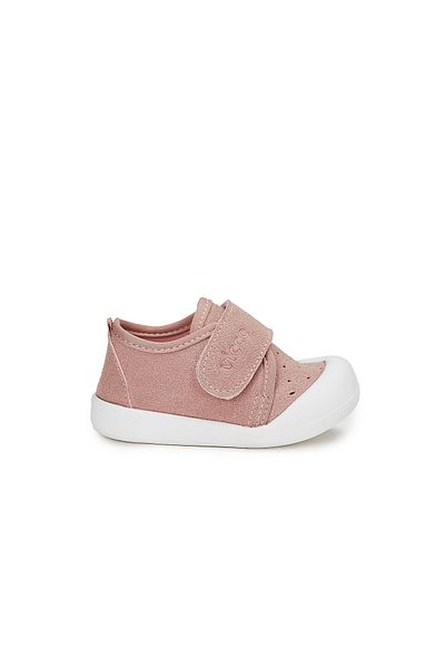 Vicco Anka Model Basic Baby Girl and Child First Step Casual Shoes - Powder Slippers