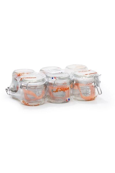 Le Parfait Super Terrines Glass Jar with Clip/Seal 200 ml (6 Pieces)