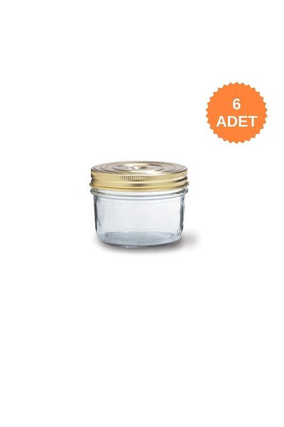Le Parfait Familia Wiss Glass Jar with Leak Proof Lid 350ml (6 Pieces)