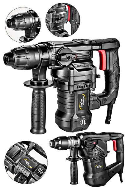 Lieber German Alman 2500 Watt Bakır Sargılı Yanmaz Motor Elektropnömatik Çeli...