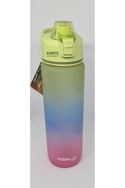 Gıpta Cool-J Sportsman 1000ml Green - Blue - Pink Three Color Tritan Flask