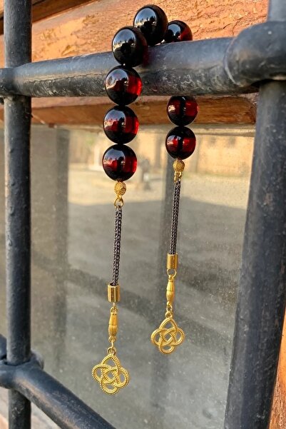 Kehribarstore هدية رجالية - مسبحة زازا الورنيش، تصميم كهرمان مسحوق