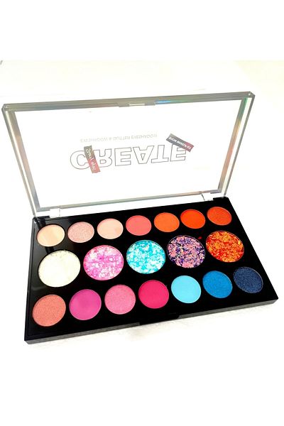 DARWEN Glittered 19-Piece Model Eyeshadow Palette