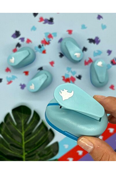 Kağıt Gemi Dükkan Balık Desenli Mavi Delgeç