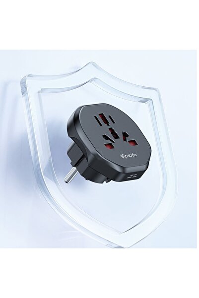 Mcdodo CP-4550 Priz Dönüştürücü - Universal Seyahat Adaptörü - Siyah