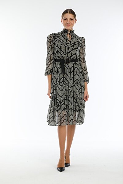 Apple Cix Φόρεμα σιφόν λέιζερ