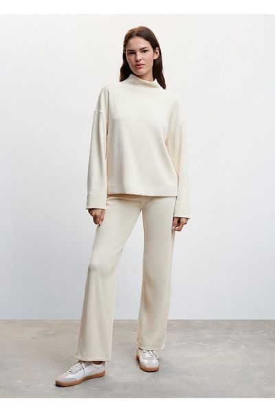 MANGO Woman Corded Woven Trousers