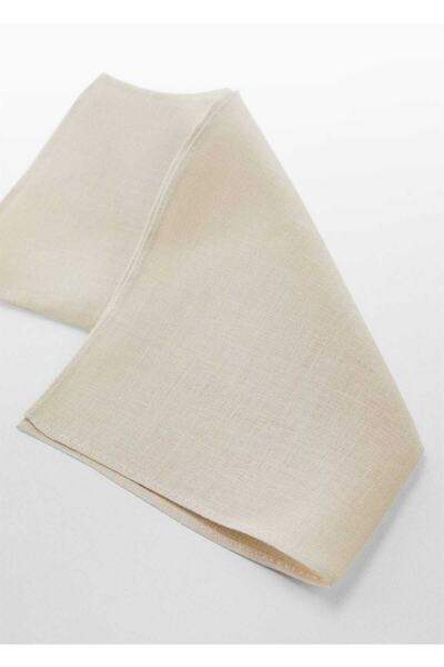 MANGO Man Λινό τετράγωνο μαντήλι τσέπης