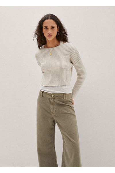 MANGO Woman Boat Neck Knitwear Sweater